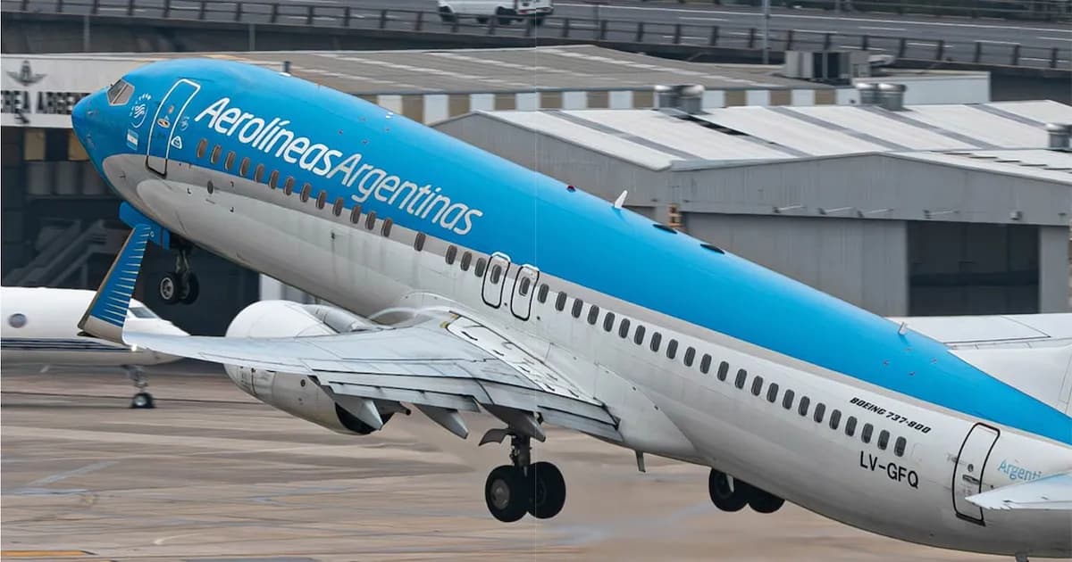 Aerolíneas Argentinas reporta superávit por segundo año y no necesita apoyo gubernamental