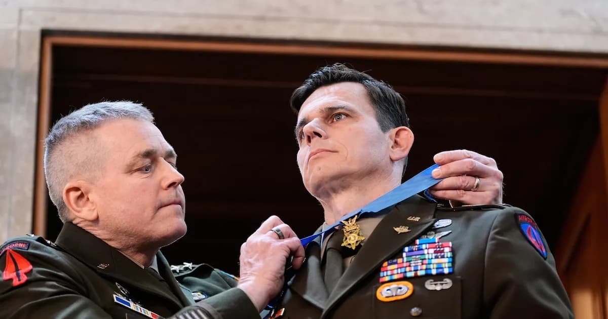 Piloto herido en la captura de Maduro recibe Medalla de Honor en el Congreso de EE.UU.