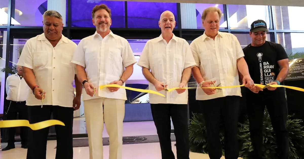 Barranquilla celebra la inauguración del nuevo hotel de la selección colombiana de fútbol