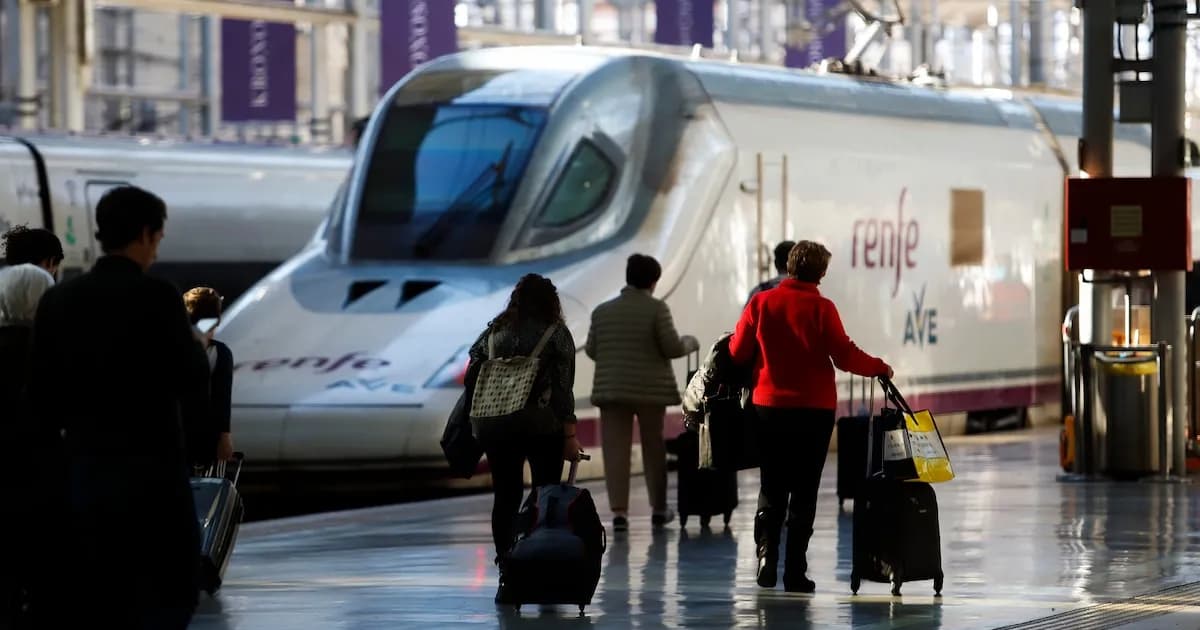 Problemas en el AVE Madrid-Málaga: Ouigo e Iryo cancelan trenes hasta marzo