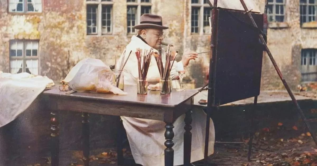 Winston Churchill: ¿Un artista subestimado en la historia del arte británico?