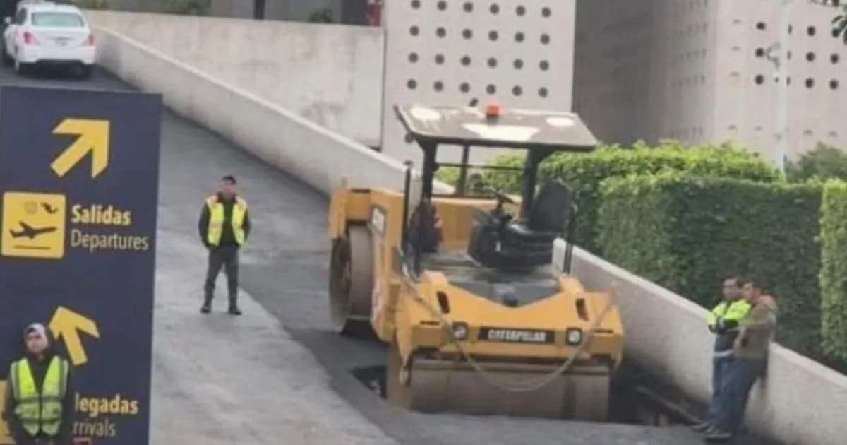 Socavón en el AICM: Complicaciones en la Terminal 2 a días del Mundial 2026