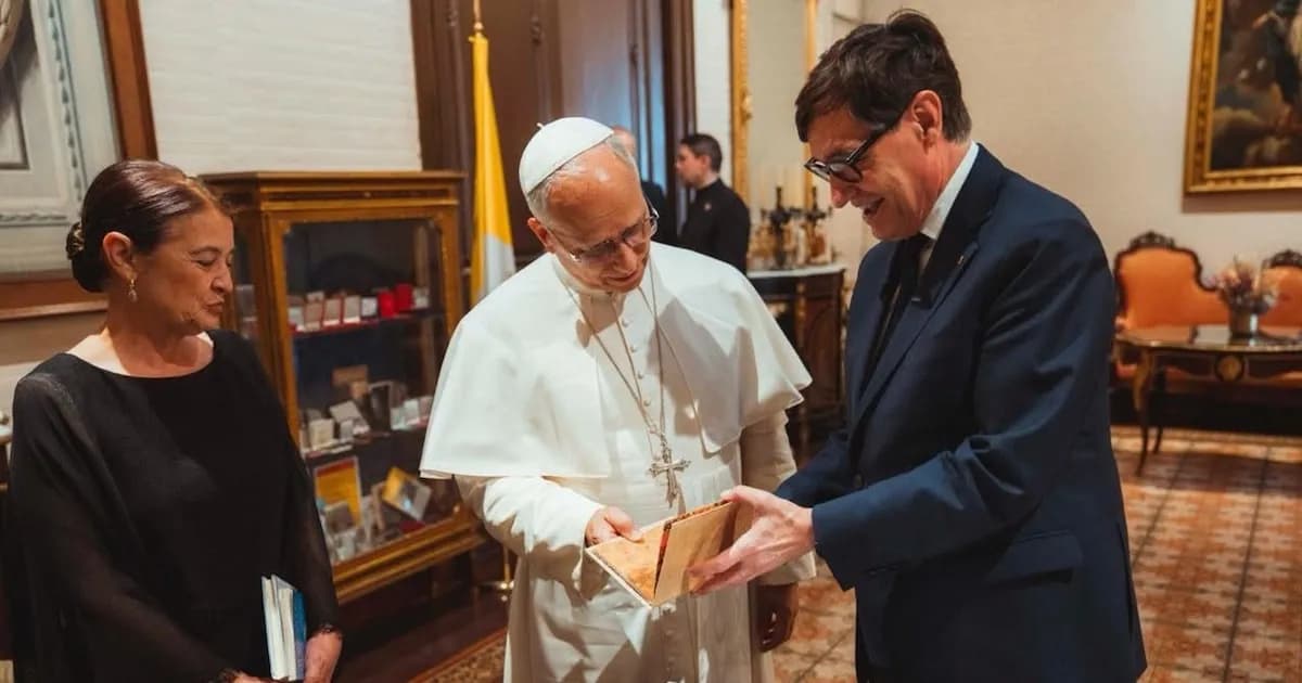 El Papa León XVI se reúne con Salvador Illa y destaca la cultura catalana