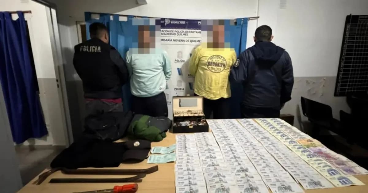 Desarticulan banda de entraderas en Quilmes tras intensa persecución policial