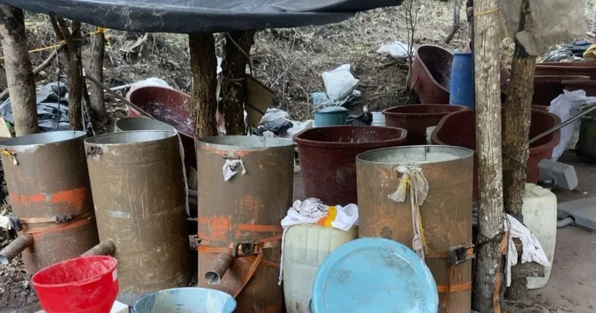 Desmantelan laboratorio de metanfetamina en Durango: más de 2 toneladas confiscadas