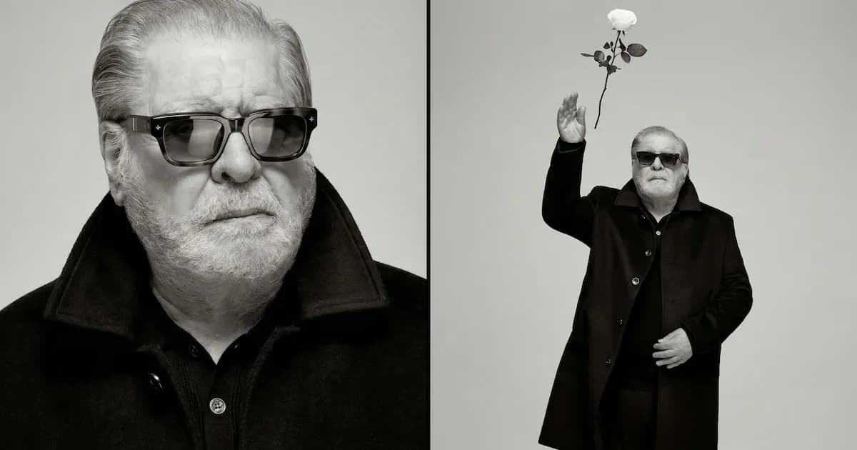 Arturo Puig, a los 81 años, deslumbra como modelo en una impactante campaña