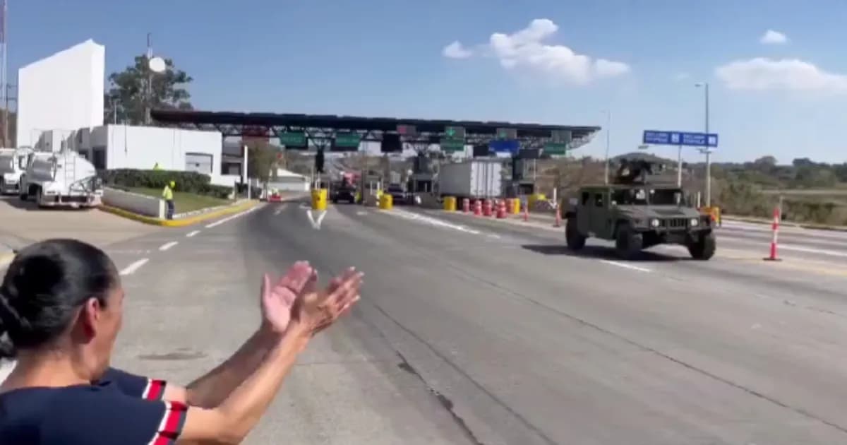 Emotivos homenajes al Ejército mexicano tras operativos contra El Mencho