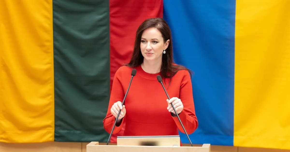 Crisis en Lituania: Oposición prepara moción de censura contra la primera ministra por filtración de datos