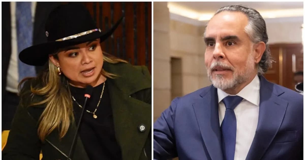 Ministro Benedetti critica a Lina María Garrido por vínculos con exgobernador condenado