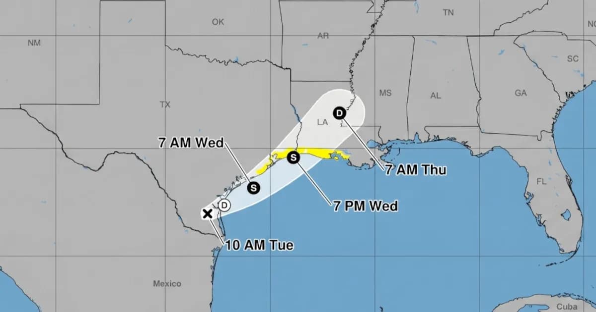 Alerta por Primer Potencial Ciclón Tropical en la Costa de Texas