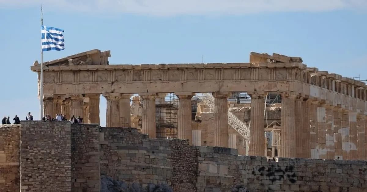 El Partenón de Atenas vuelve a brillar con la restauración de su fachada occidental