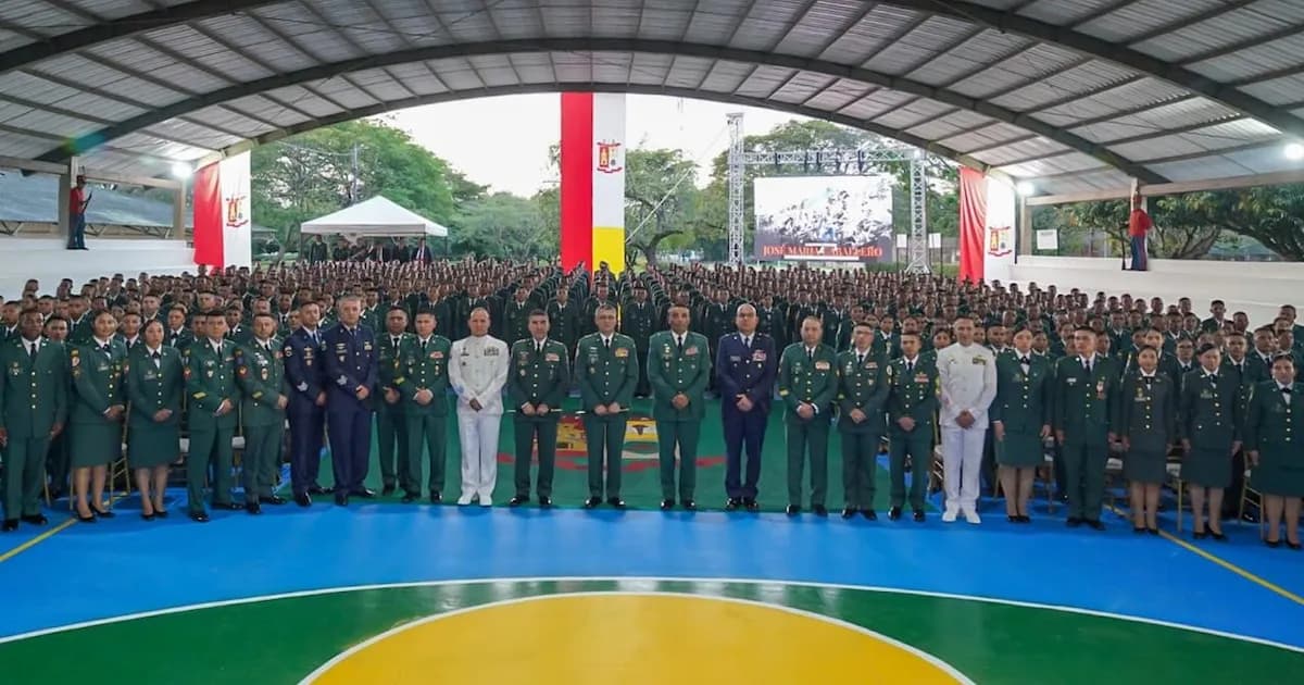 Colombia promueve a 604 suboficiales para fortalecer la seguridad nacional