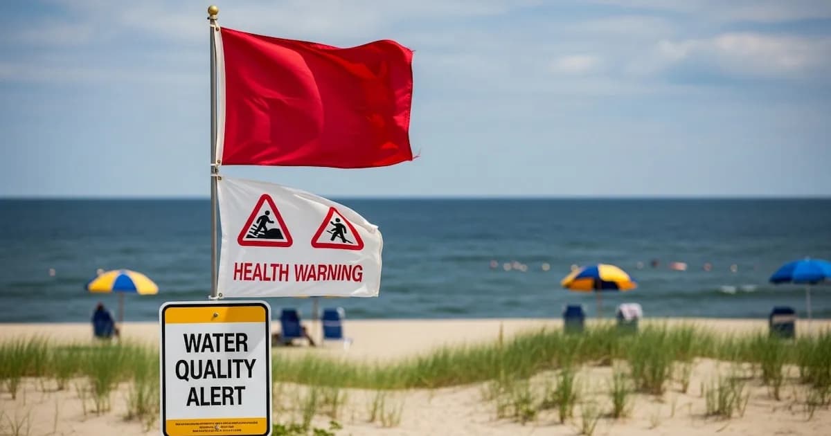 Alerta Sanitaria en Playas de Nueva Jersey: Elevados Niveles de Bacterias Fecales