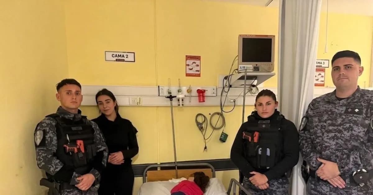 Valiente intervención policial salvó a una niña de dos años en Córdoba