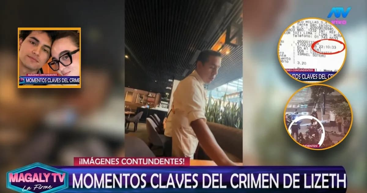 Mesero del restaurante donde cenó Adrián Villar se pronuncia sobre el caso de Lizeth Marzano