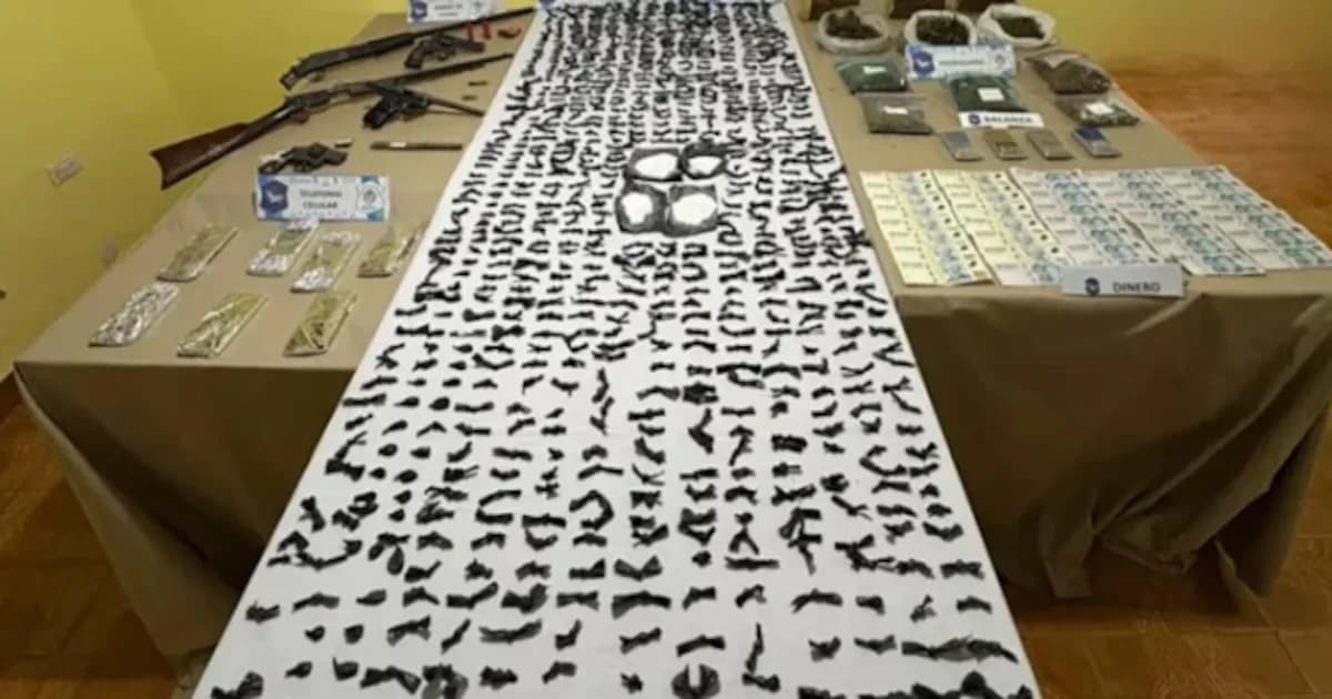 Desarticulan red narco en Merlo: detienen a líder y secuestran 1.000 dosis de cocaína