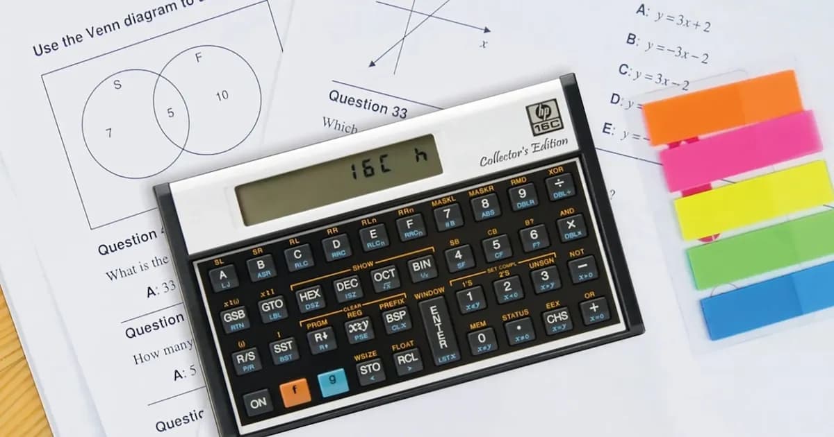 Regresa la icónica calculadora HP 16c: 44 años de historia renovada con tecnología avanzada