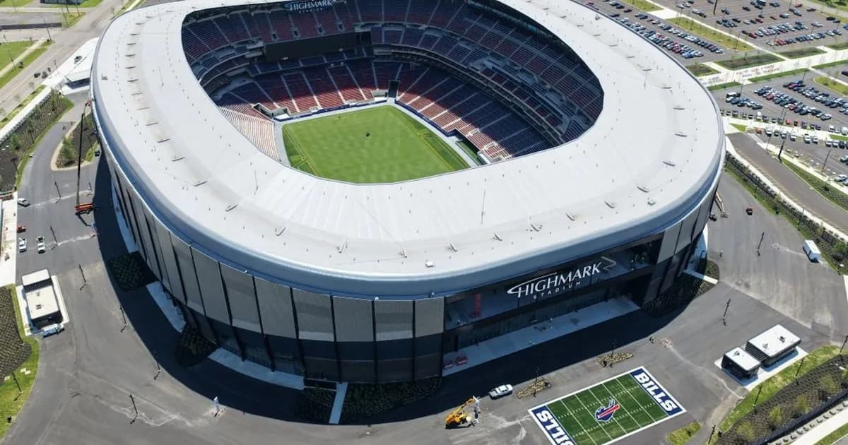 Finaliza la construcción del nuevo estadio Highmark para los Buffalo Bills
