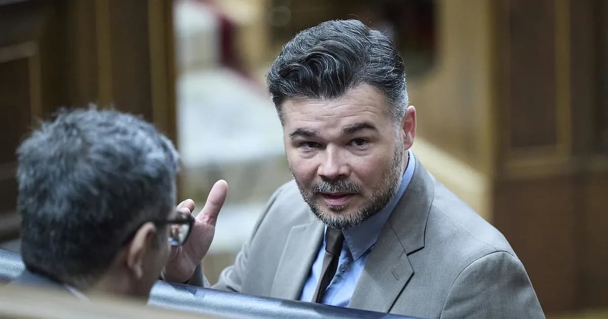 Rufián destaca la importancia de Yolanda Díaz y propone unir fuerzas en la izquierda