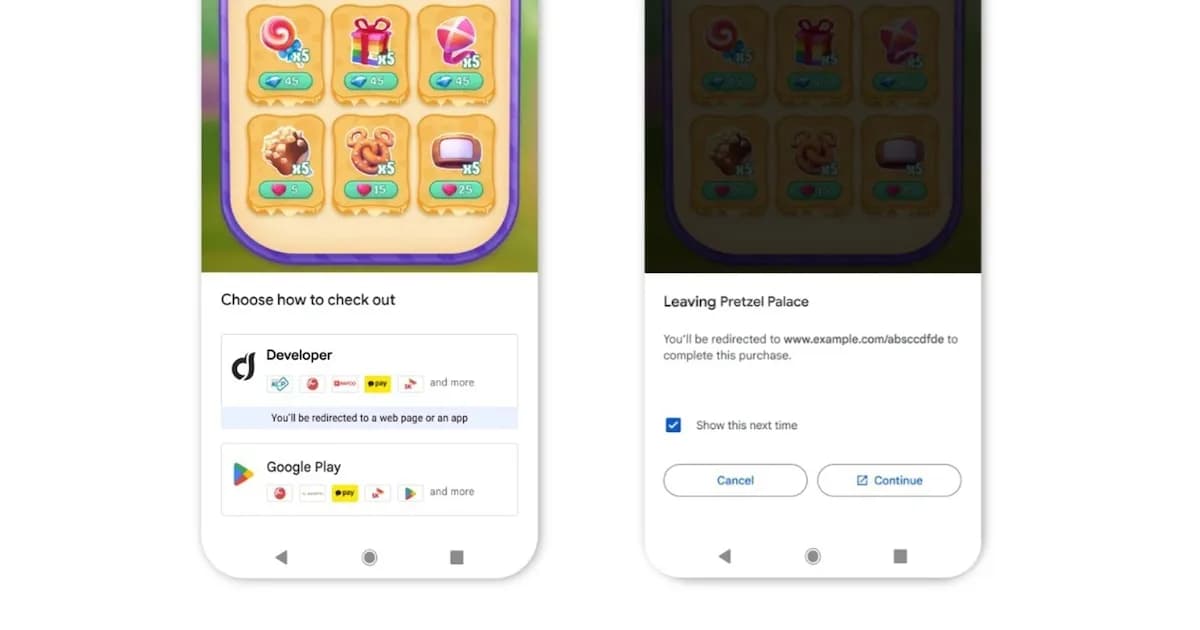 Google Play Store lanza programa global de pagos alternativos y unifica comisiones