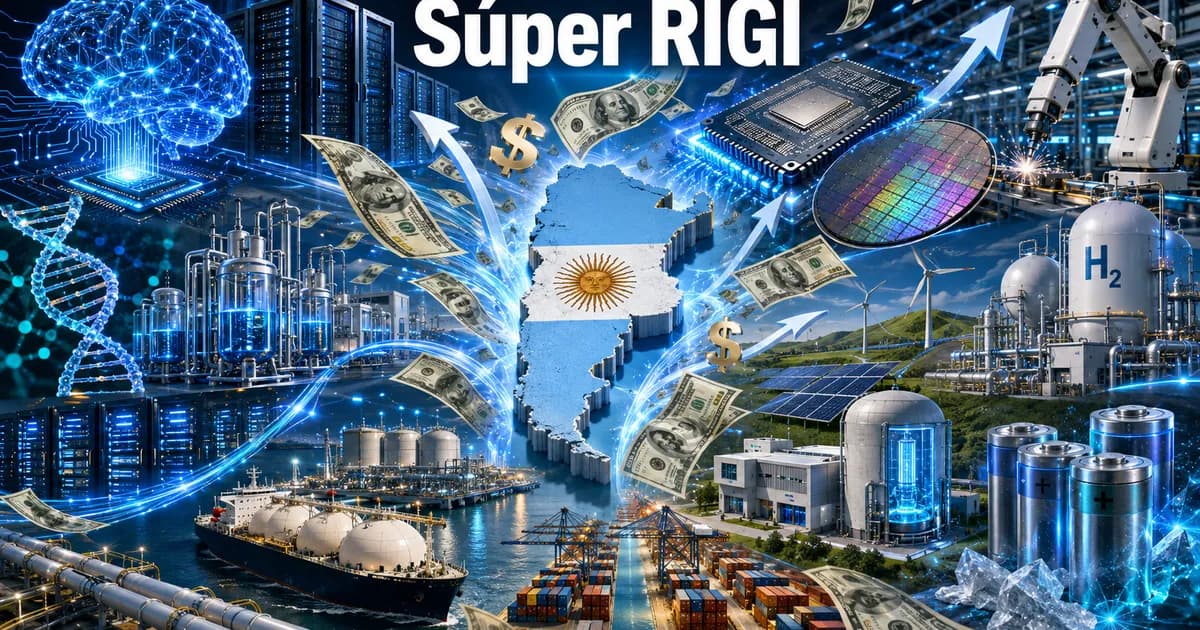 Súper RIGI: El nuevo plan del Gobierno argentino para atraer inversiones millonarias