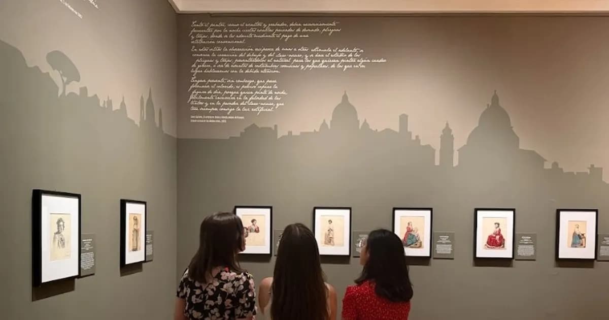 El Museo del Romanticismo presenta 'El artista en Italia' con obras inéditas de Madrazo