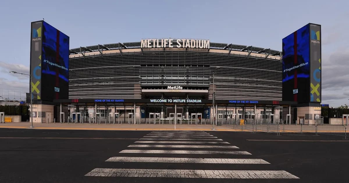 Desilusión comercial en los alrededores del MetLife Stadium ante el Mundial 2026