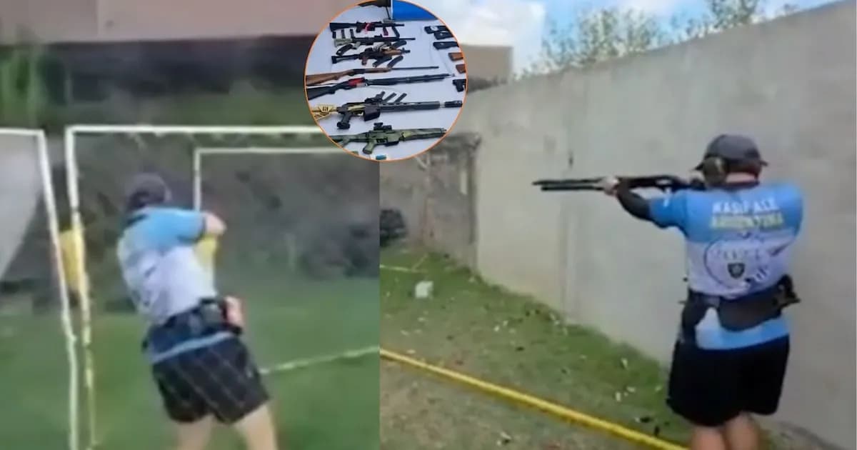 La Plata: un adolescente exhibe armas en redes sociales y desatan un operativo policial