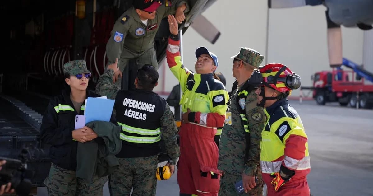 Ecuador despliega rescatistas y equipos a Venezuela tras devastadores terremotos