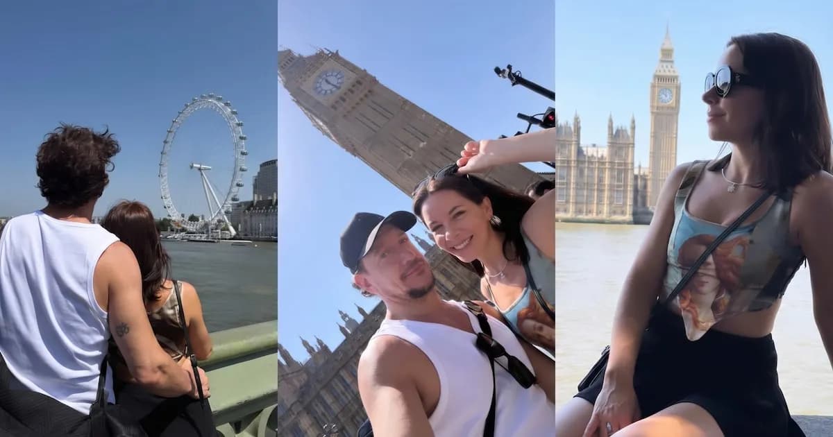 Nicolás Vázquez y Dai Fernández: vacaciones en Londres entre teatro y paisajes emblemáticos