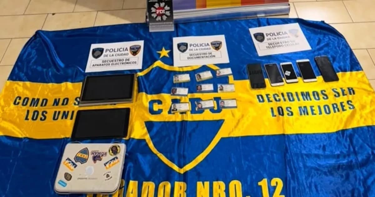 Desarticulan red que vendía entradas falsas para ver a Boca Juniors