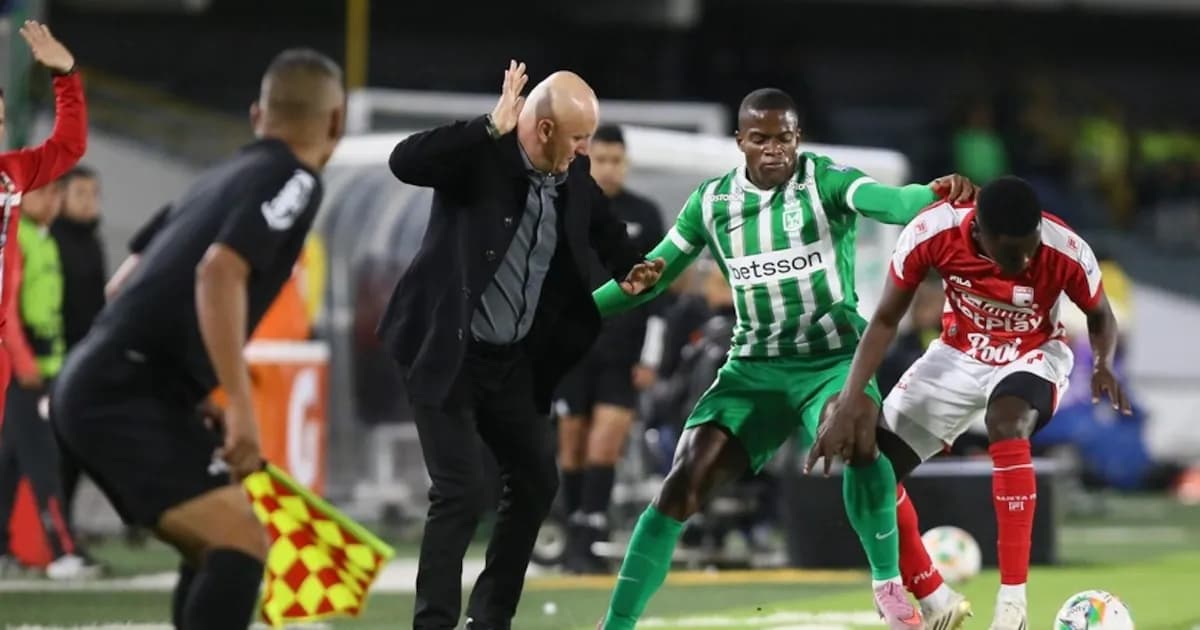 Atlético Nacional se afianza como escolta tras vencer a Santa Fe en la Liga BetPlay