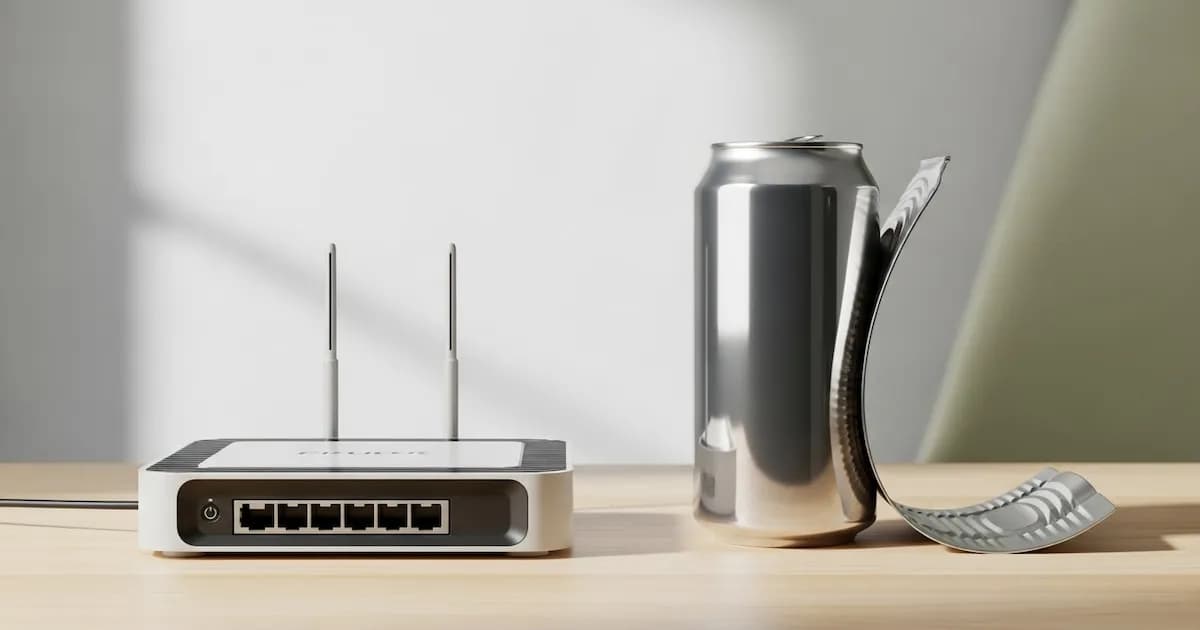 ¿Puede una lata de cerveza mejorar tu conexión WiFi? Descubramos la verdad