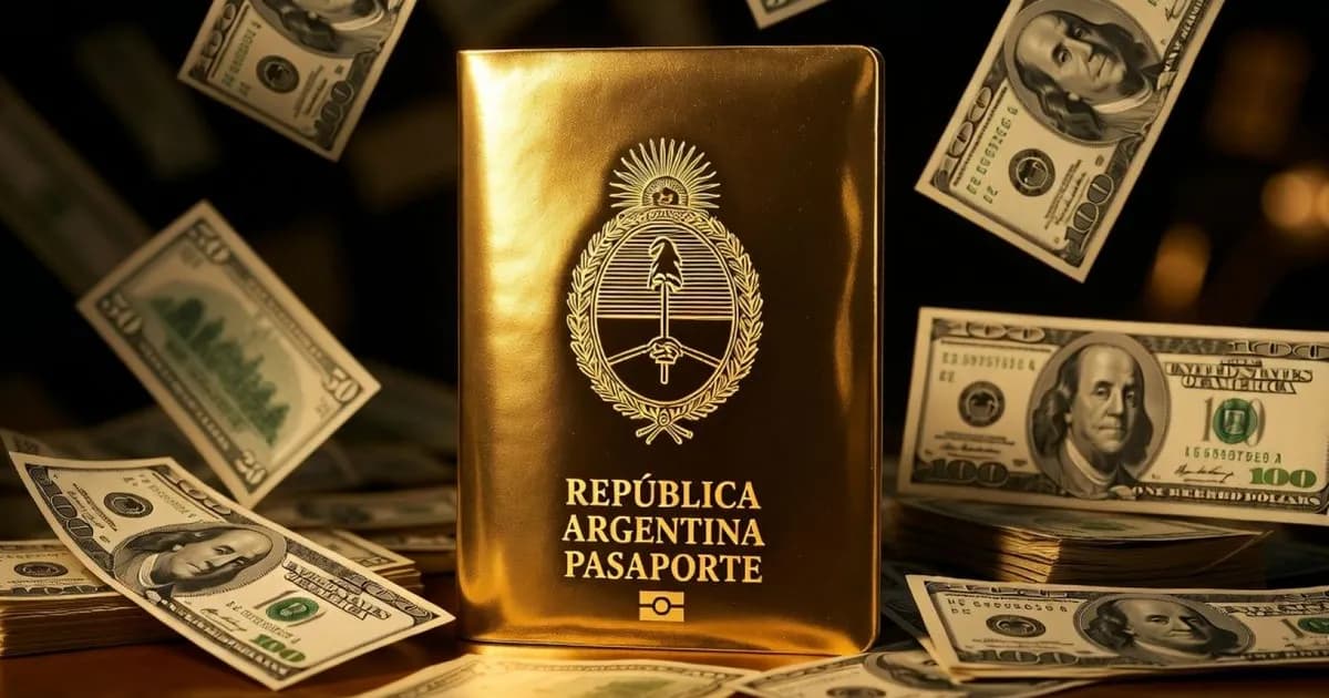 Milei evalúa implementar un pasaporte argentino a cambio de 500.000 dólares