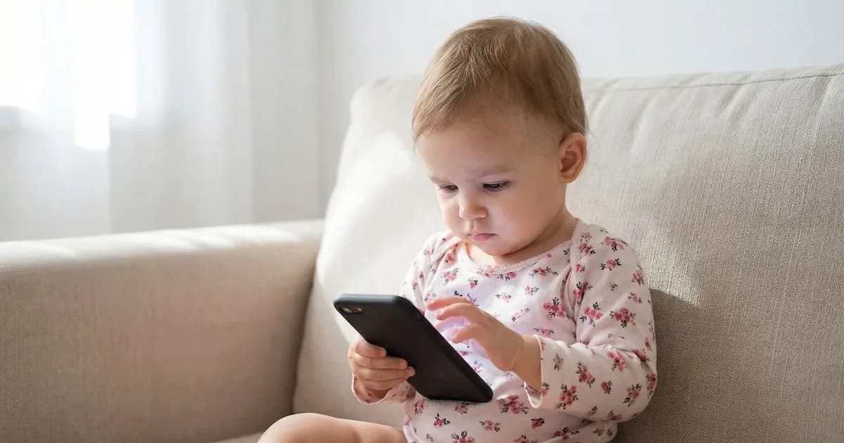 El uso de pantallas en niños menores de 2 años podría afectar su desarrollo, según un nuevo estudio