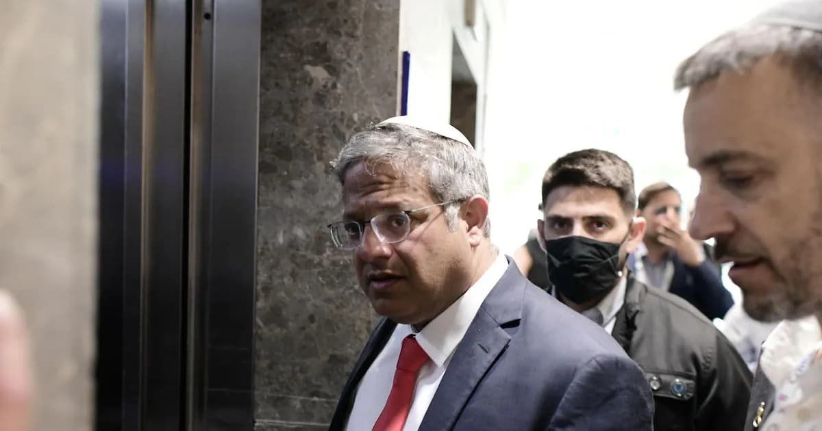 Ben Gvir critica el acuerdo con Líbano y exige a Netanyahu su anulación