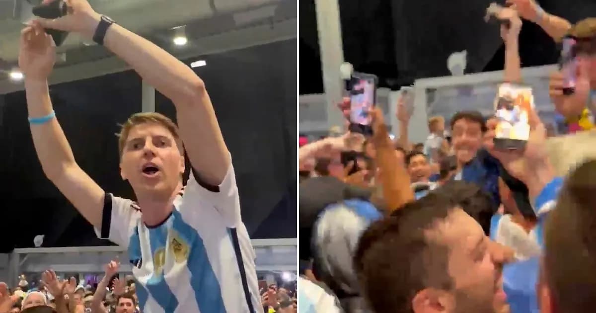 El ingenioso gesto de hinchas argentinos para devolver una billetera perdida en el estadio