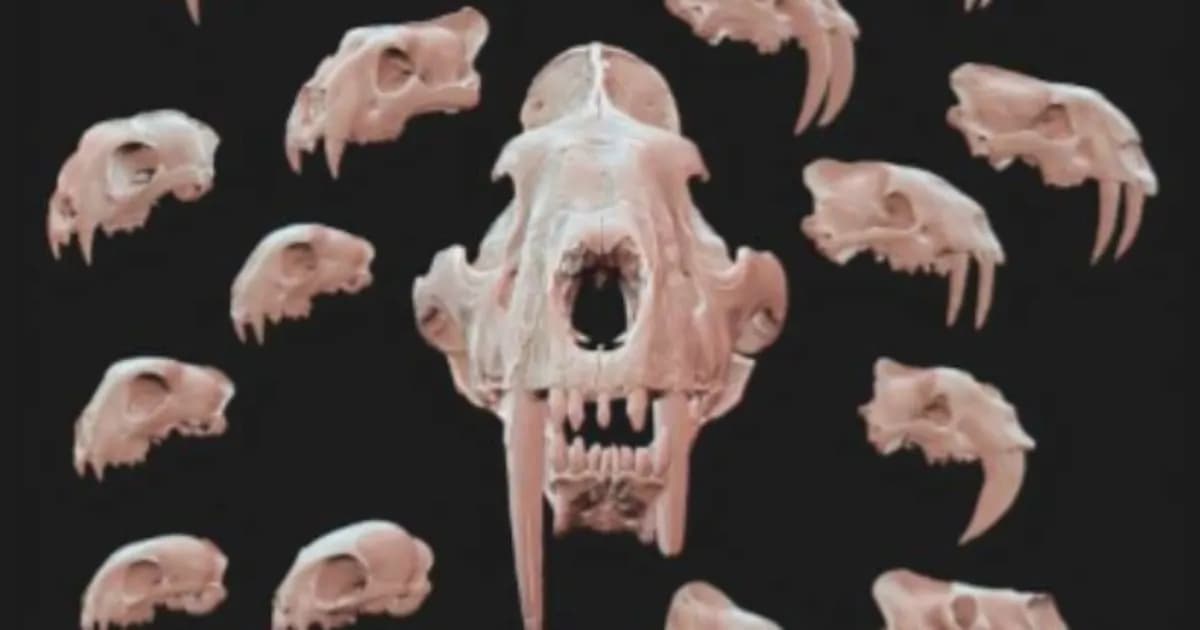 Un cráneo perdido en un museo revela secretos del tigre dientes de sable