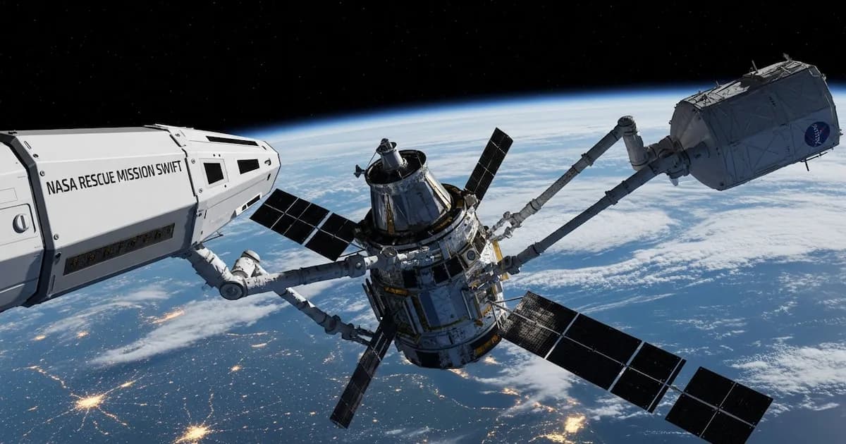NASA despliega un plan urgente para salvar el telescopio Swift de caer a la Tierra