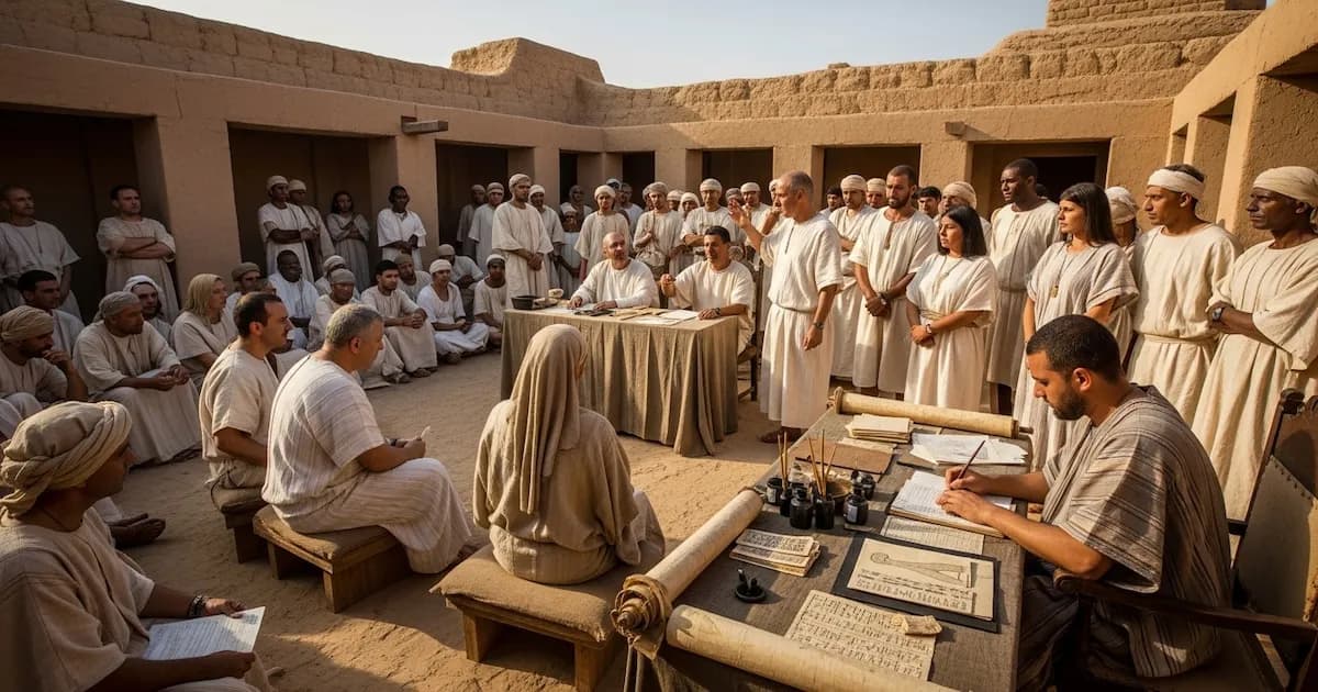 La Justicia en el Antiguo Egipto: Un Sistema Basado en la Maat y la Autoridad del Faraón