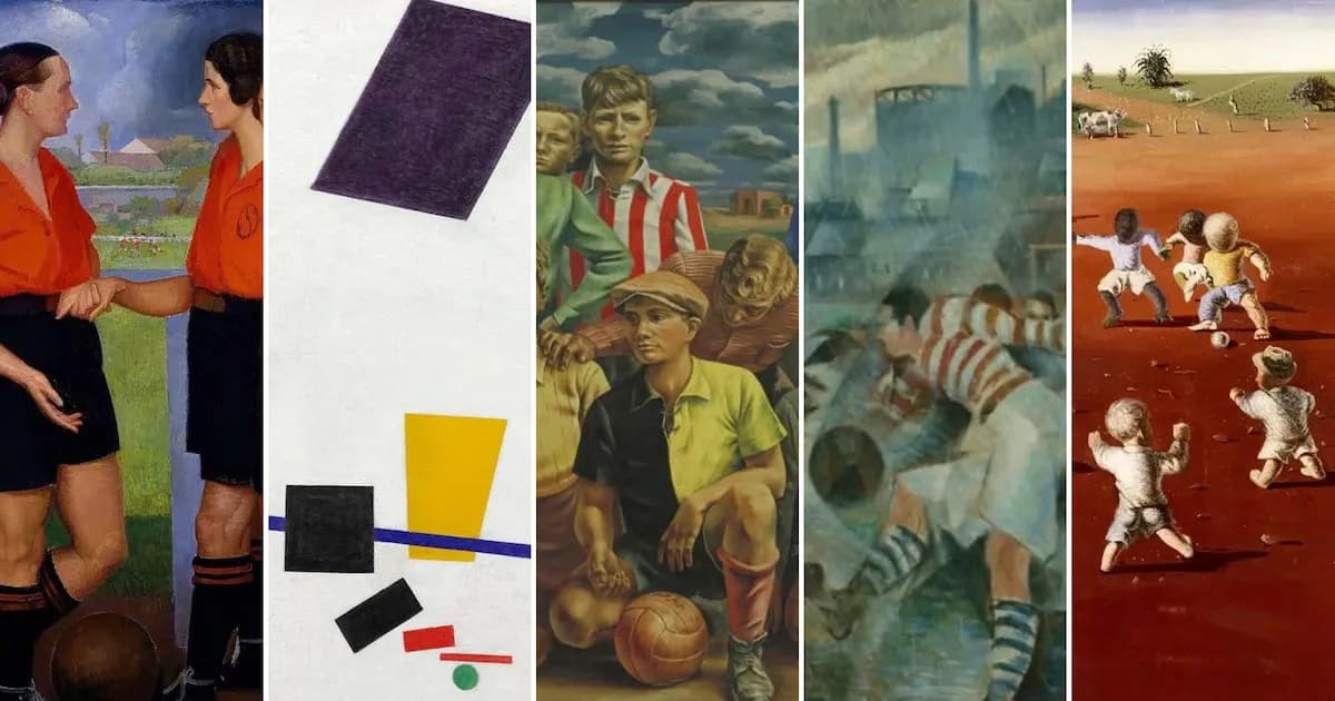 Fútbol y arte: un recorrido por 11 obras emblemáticas en el mes del Mundial