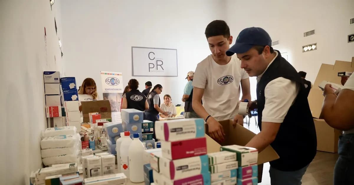 Extienden la campaña solidaria en Málaga para ayudar a víctimas de terremotos en Venezuela