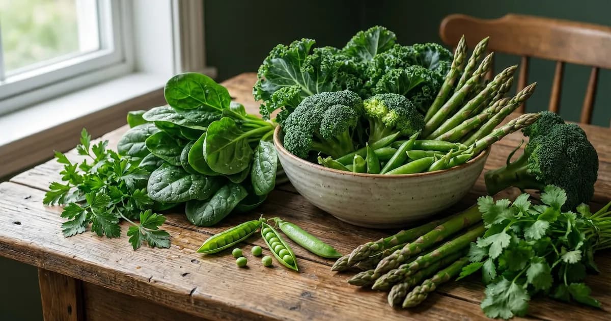 La vitamina K en verduras de hoja verde y su impacto en la salud pulmonar