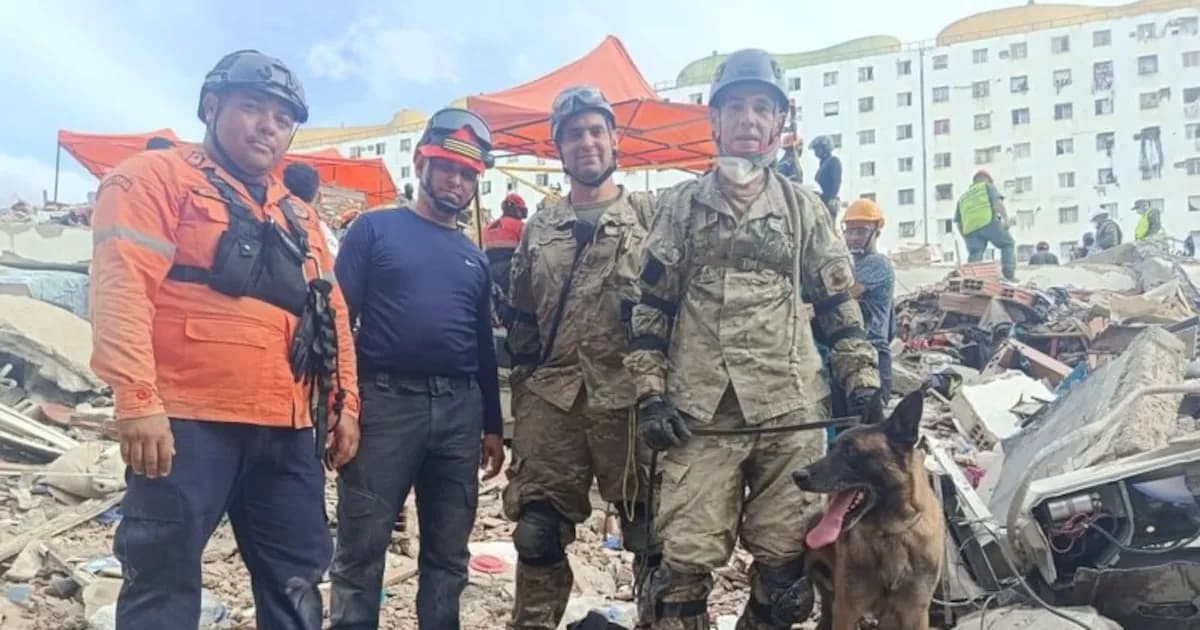 El valiente perro argentino que rescató a dos niños en Venezuela tras los terremotos