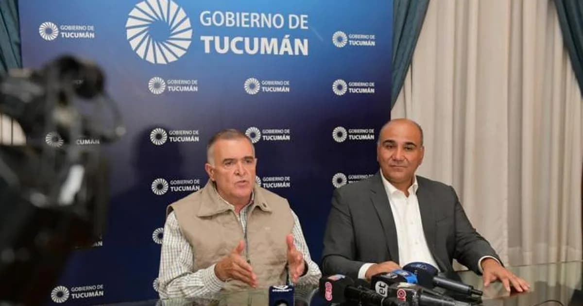 Juan Manzur busca recuperar el control del peronismo tucumano ante Osvaldo Jaldo