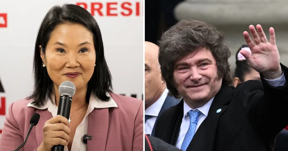 Milei celebra la victoria de Keiko Fujimori y destaca el deseo de libertad en la región