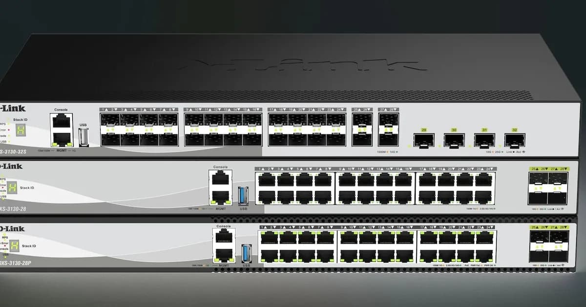 D-Link presenta su nueva serie de switches 10 Gigabit para redes empresariales de alto rendimiento