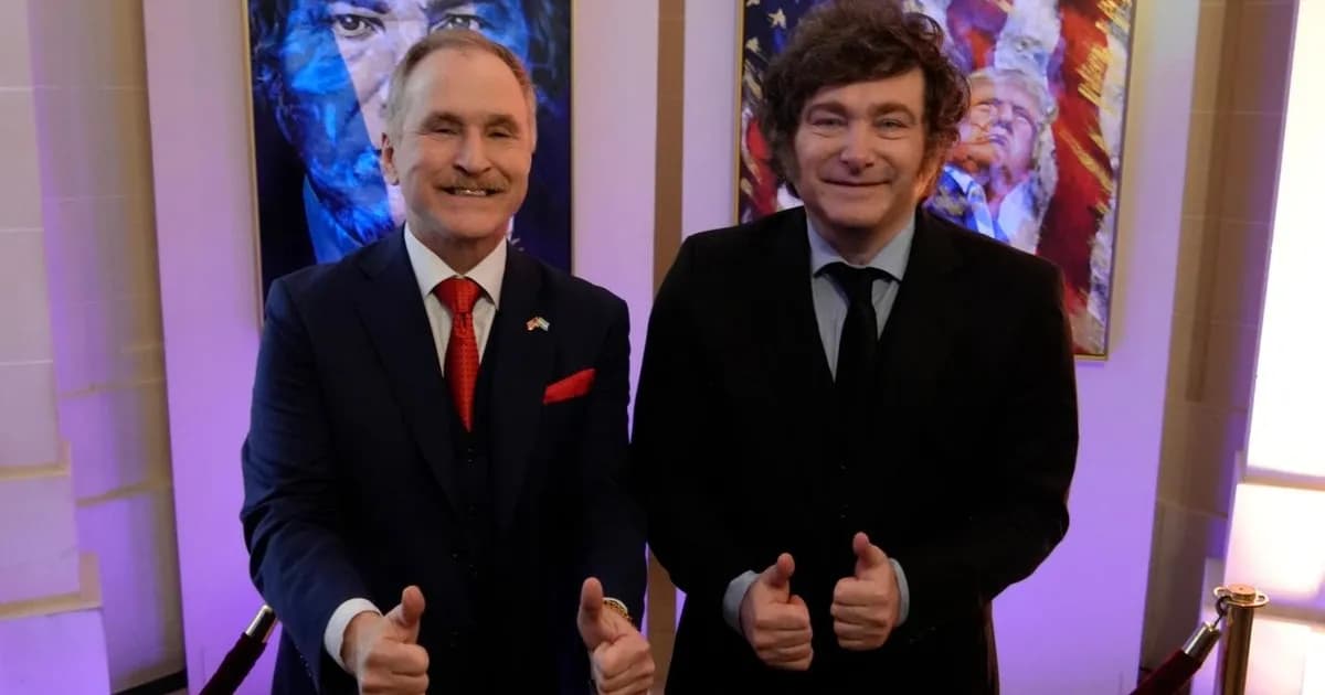 Javier Milei, primer presidente argentino en brindar por la independencia de EE.UU.