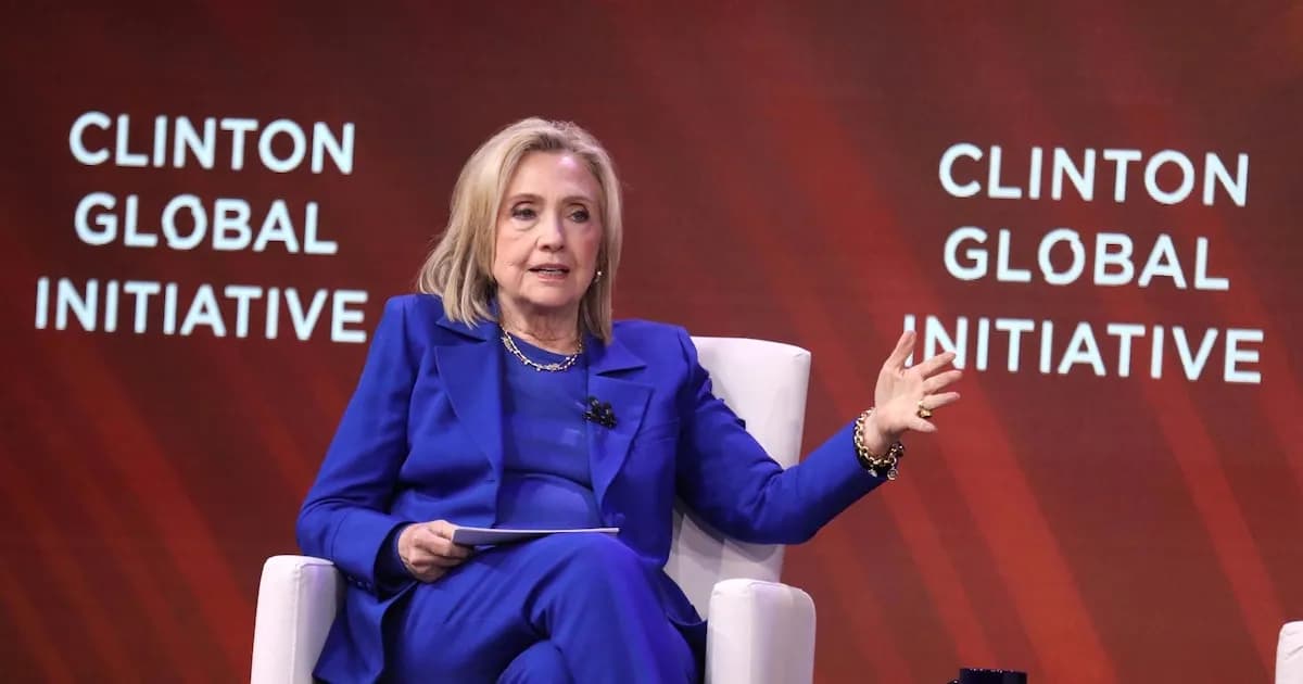 Hillary Clinton critica a republicanos por encubrimiento en el caso Epstein y Trump