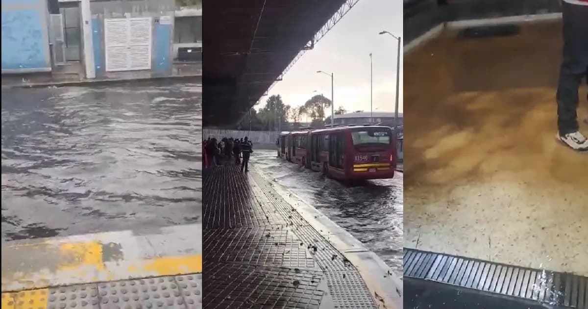 Intensa granizada causa inundaciones en Bogotá, complicando el transporte público
